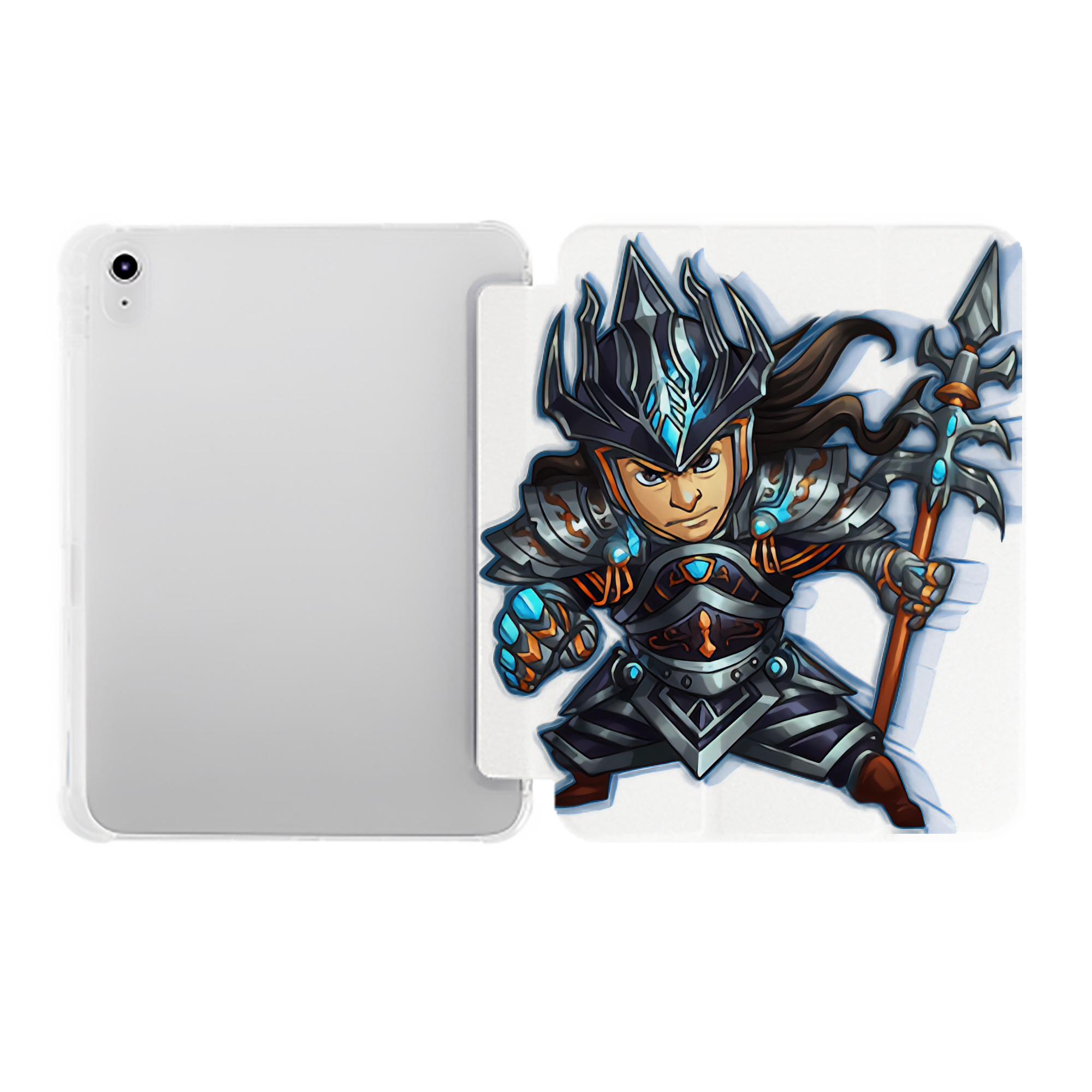 （画像用） リーグ・オブ・レジェンド League of Legends LOL IPad ケース ペン収納付き 三つ折りスタンド PUレザー×シリコン 対応機種9.5/10.5/10.9インチ